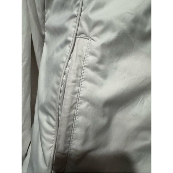 Masters Magnolia lane tech reversible white gray windbreaker jacket S - Picture 8 of 12